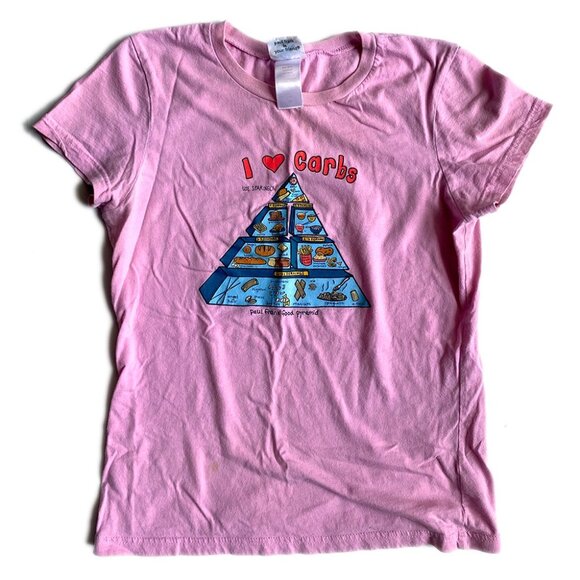 Paul Frank "I Heart Carbs" Tshirt - Picture 1 of 2